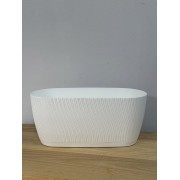 Горщик прямокутний Form Eco із пластику білий